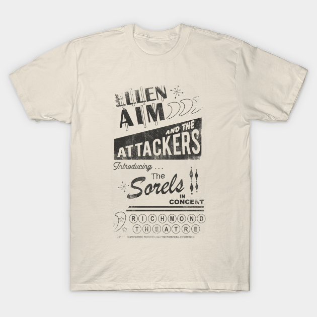 ellen aim and the attackers t shirt